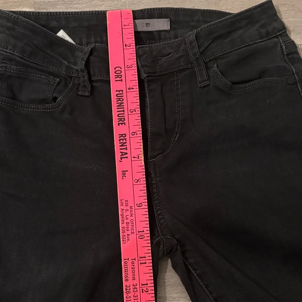 Joe's Jeans Women's Black Skinny Raw Hem Jeans